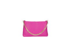 Esther - Leather Pochette with chain
