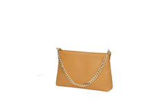 Esther - Leather Pochette with chain