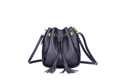 Maela - leather bucket bag
