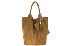 Arianna - Suede Maxi Bag