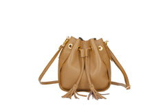 Maela - leather bucket bag