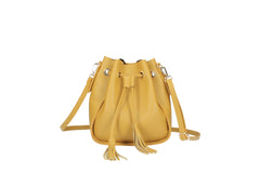 Maela - leather bucket bag