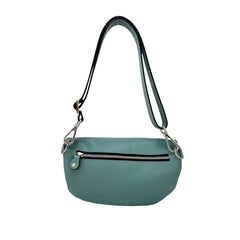 Genuine Leather Belt Bag - Sage
