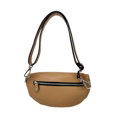 Genuine Leather Belt Bag-Sand