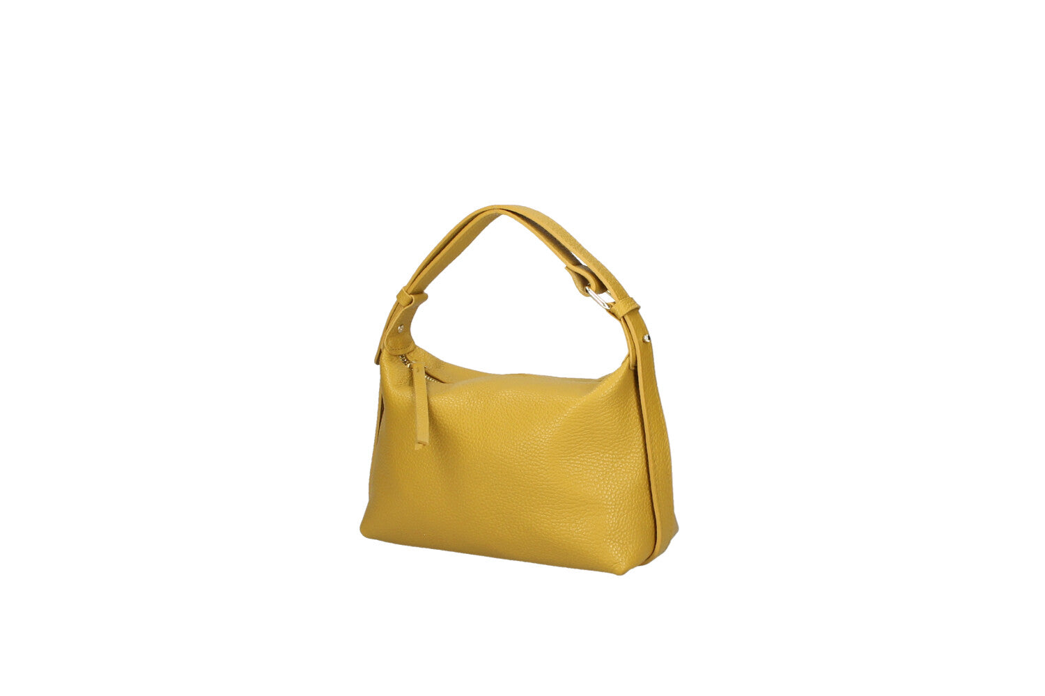 Doda leather crossbody bag sage green side view