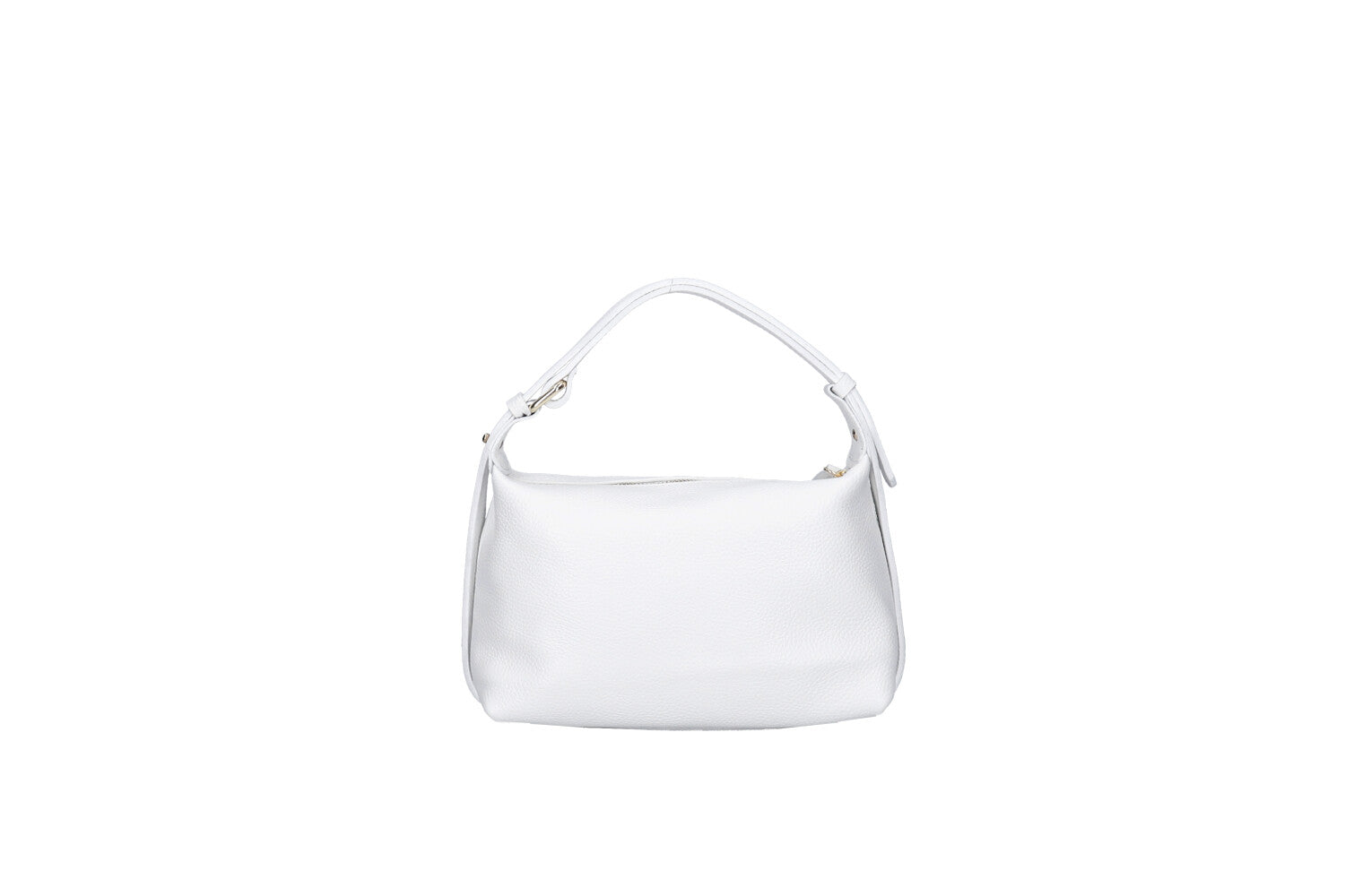 Doda leather crossbody bag white back view