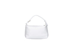 Doda leather crossbody bag white back view