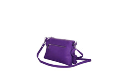 Griselda-Genuine Leather Crossbody Bag with Double Compartment – Made in Italy