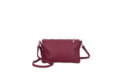 Griselda-Genuine Leather Crossbody Bag with Double Compartment – Made in Italy