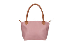 Peony-Genuine Leather Two-Tone Shoulder Bag