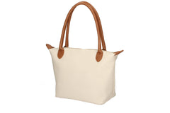 Peony-Genuine Leather Two-Tone Shoulder Bag