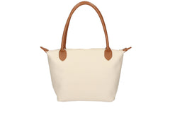 Peony-Genuine Leather Two-Tone Shoulder Bag