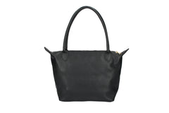 Peony-Genuine Leather Two-Tone Shoulder Bag