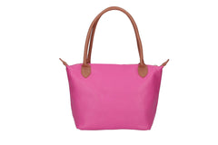 Peony-Genuine Leather Two-Tone Shoulder Bag