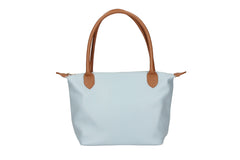 Peony-Genuine Leather Two-Tone Shoulder Bag