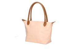 Peony-Genuine Leather Two-Tone Shoulder Bag