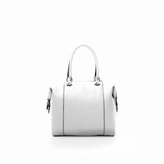 Large Leather Bag White