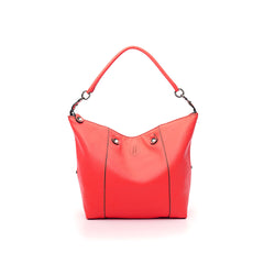 Large Leather Bag Red