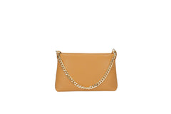 Esther - Leather Pochette with chain