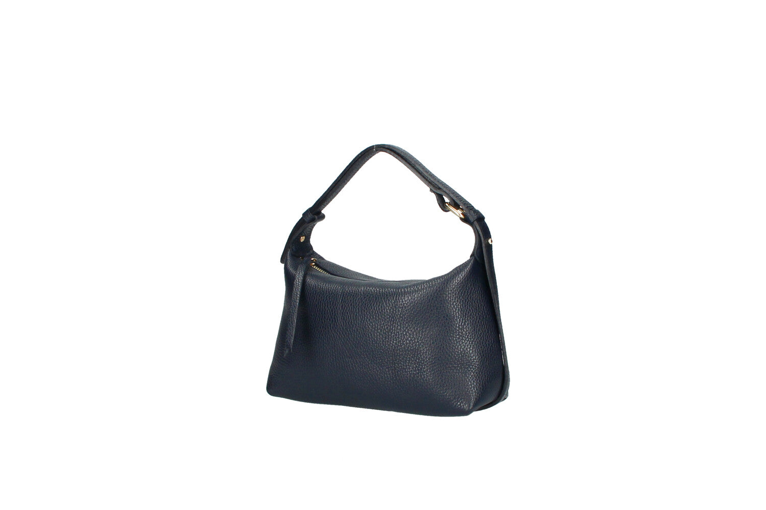 Doda leather crossbody bag brown side view