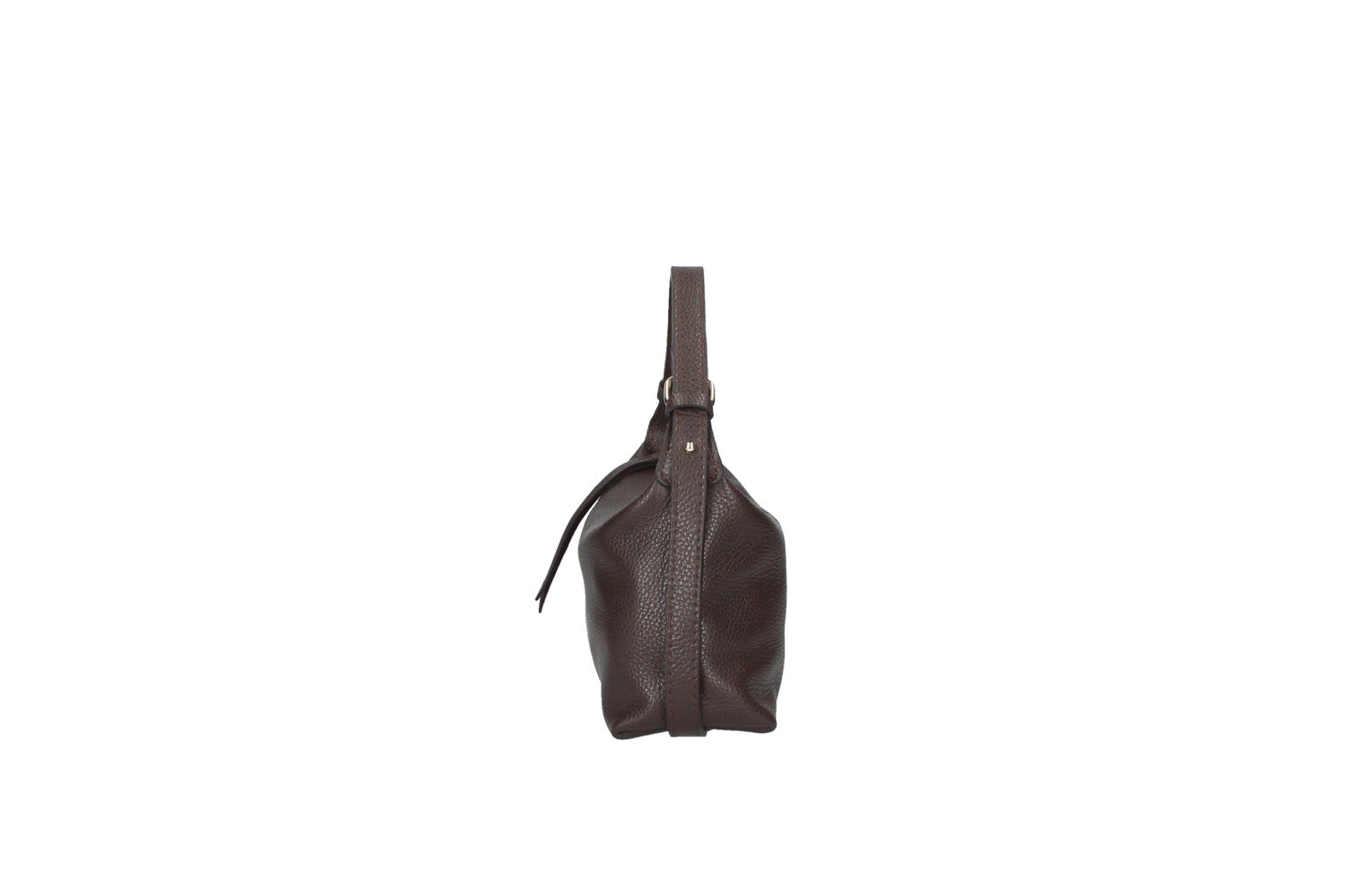 Doda leather crossbody bag tan detail view