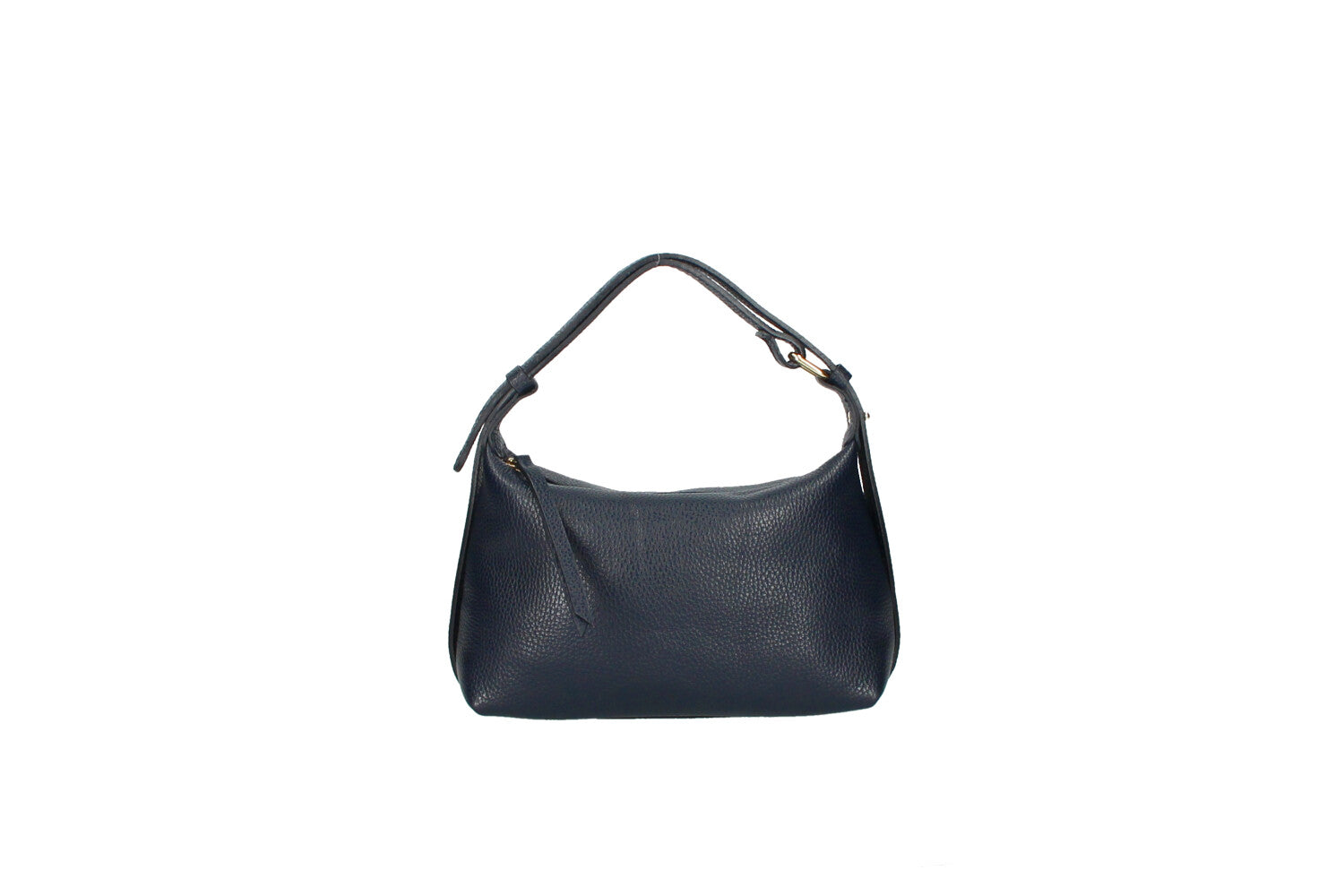 Doda leather crossbody bag brown front view
