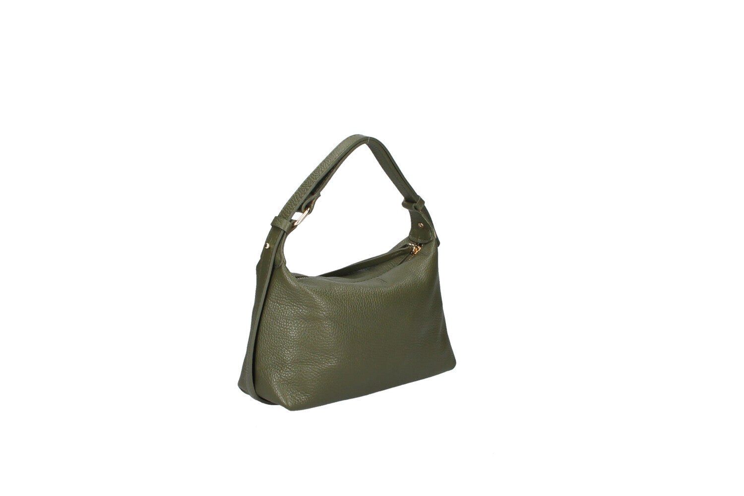 Doda leather crossbody bag olive back view
