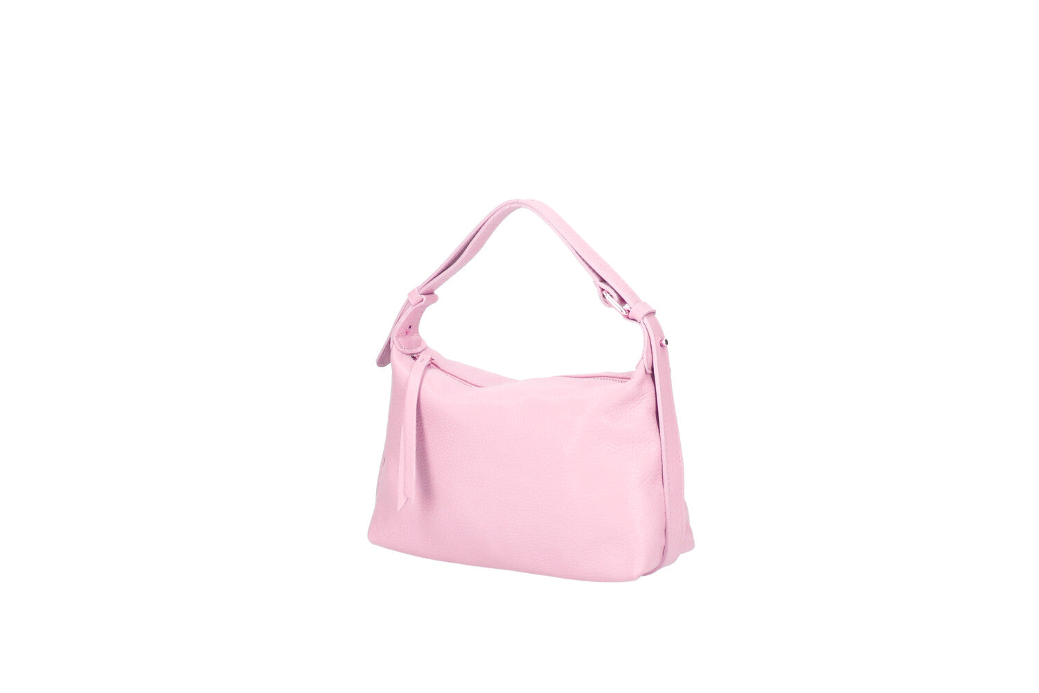 Doda leather crossbody bag rosa confetto detail view