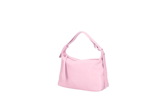 Doda leather crossbody bag rosa confetto detail view