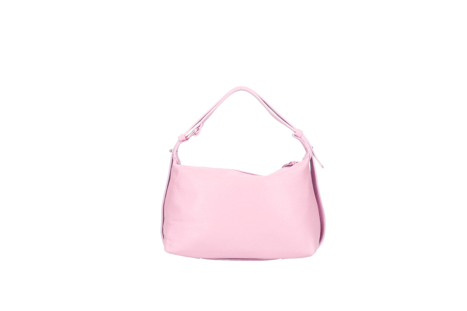 Doda leather crossbody bag rosa confetto back view