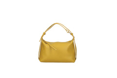 Doda leather crossbody bag sage green front view