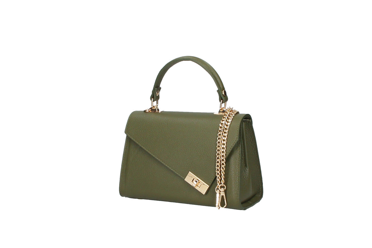 penelope-leather-crossbody-bag-military-green-front-view
