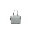 Small Leather Bag Grey
