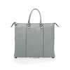 Large Leather Bag Grey