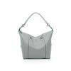 Large Leather Bag Grey