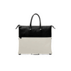 Small Leather Two-Tone Black/Milk